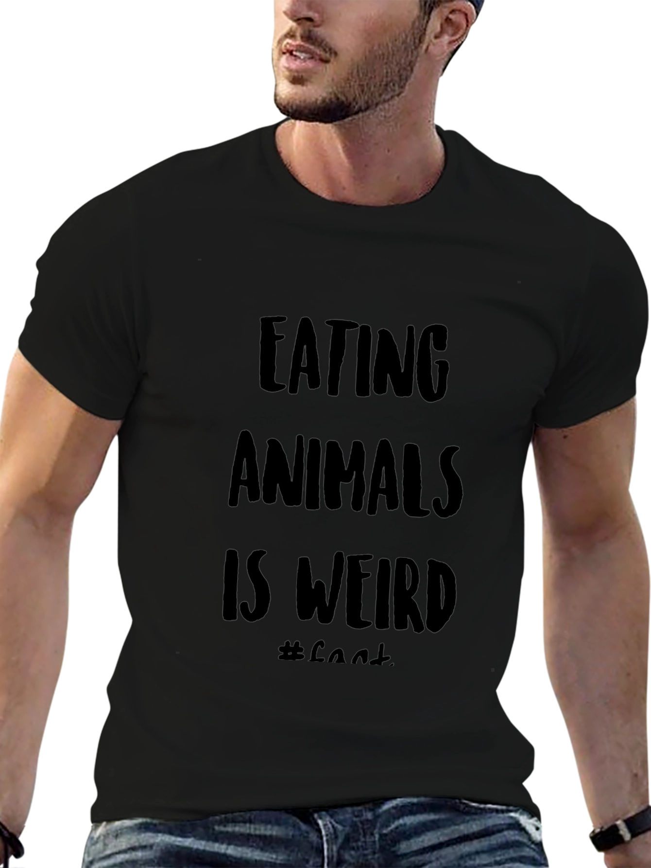 Eating Animals Is Weird T-Shirt - Vegan Lifestyle
