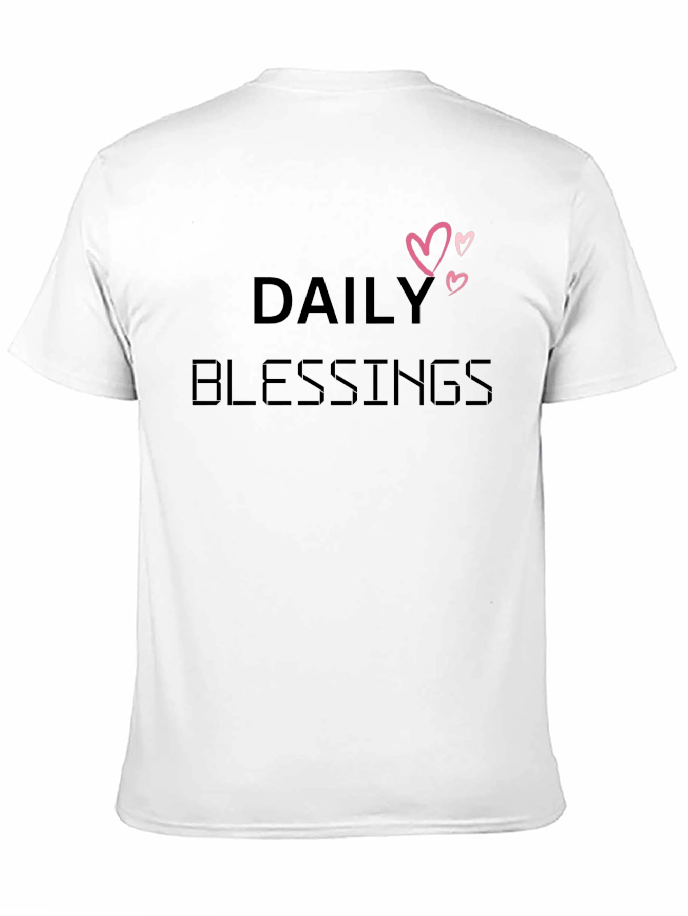 Daily Blessings Black Graphic Tee