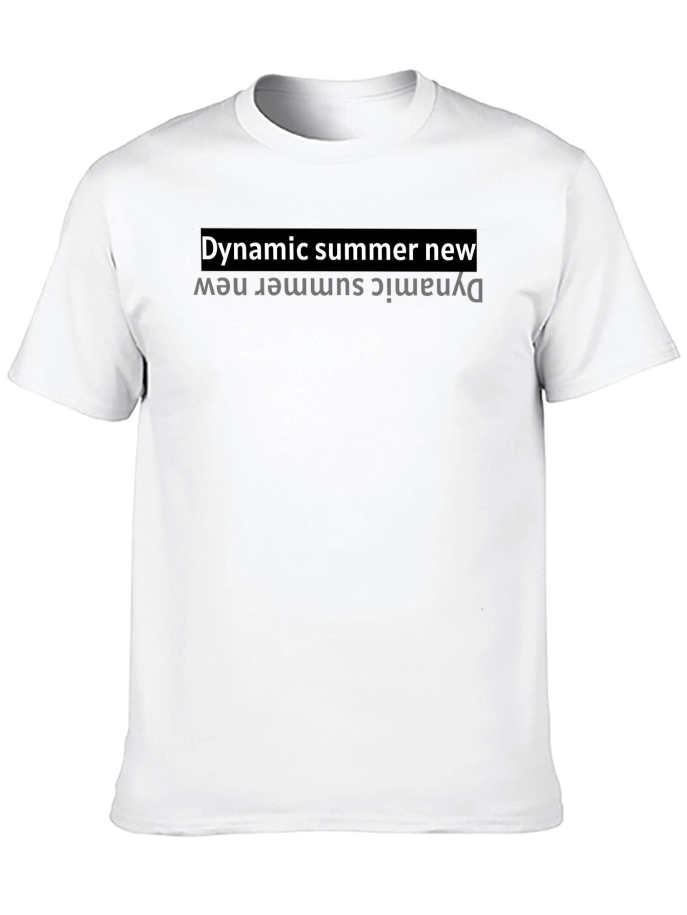 Dynamic Summer New Black T-Shirt