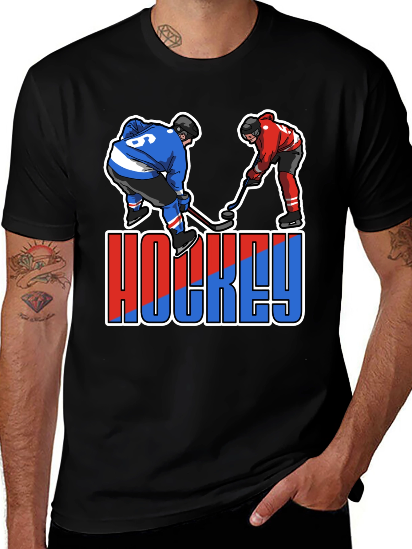 Hockey Graphic Tee: Play Hard Look Good!
