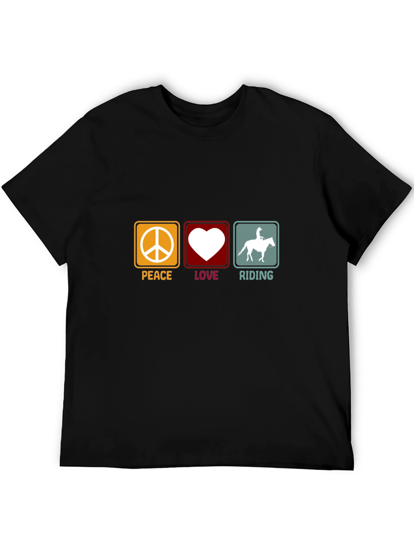 Peace Love Riding T-Shirt