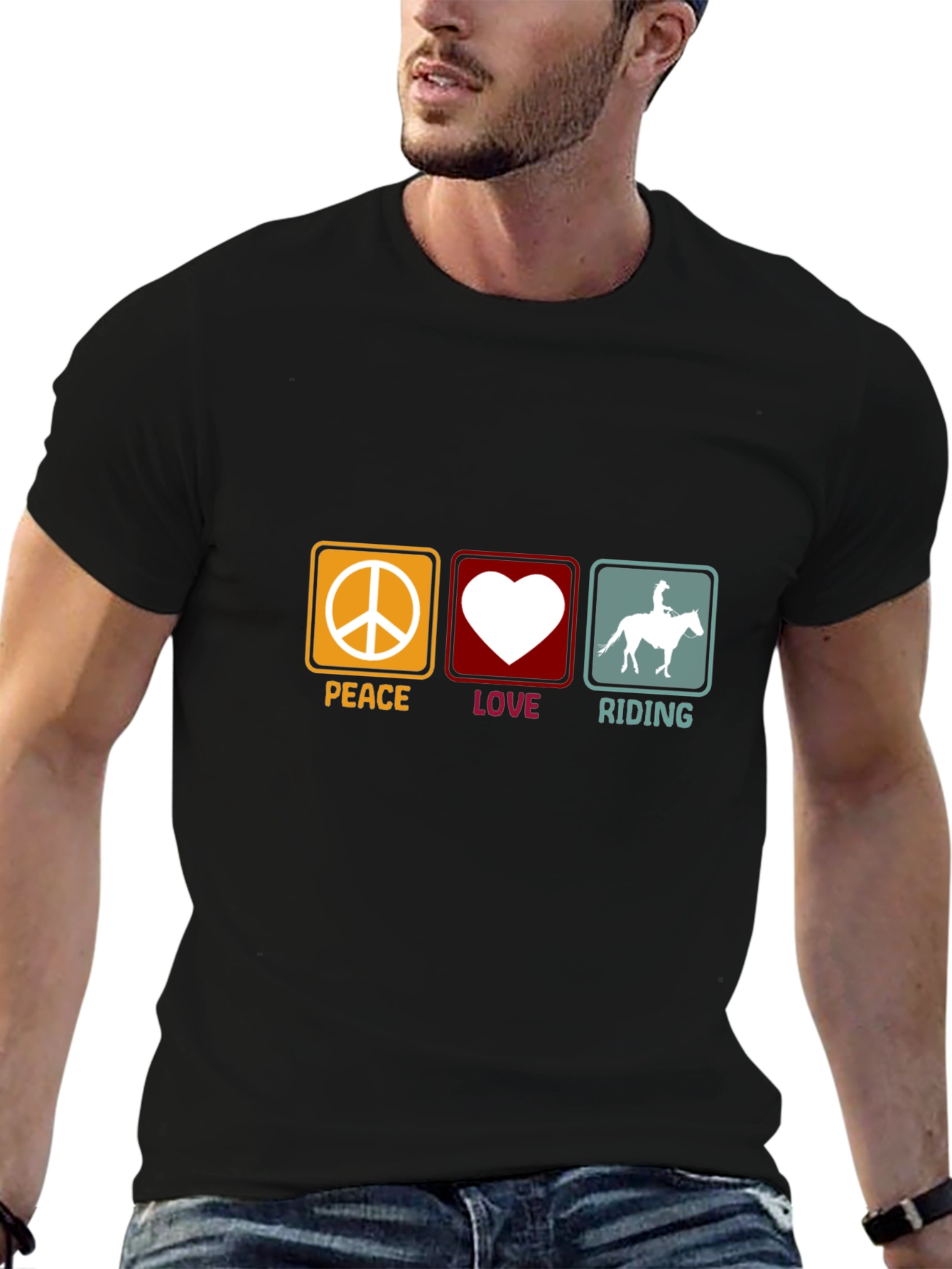 Peace Love Riding T-Shirt