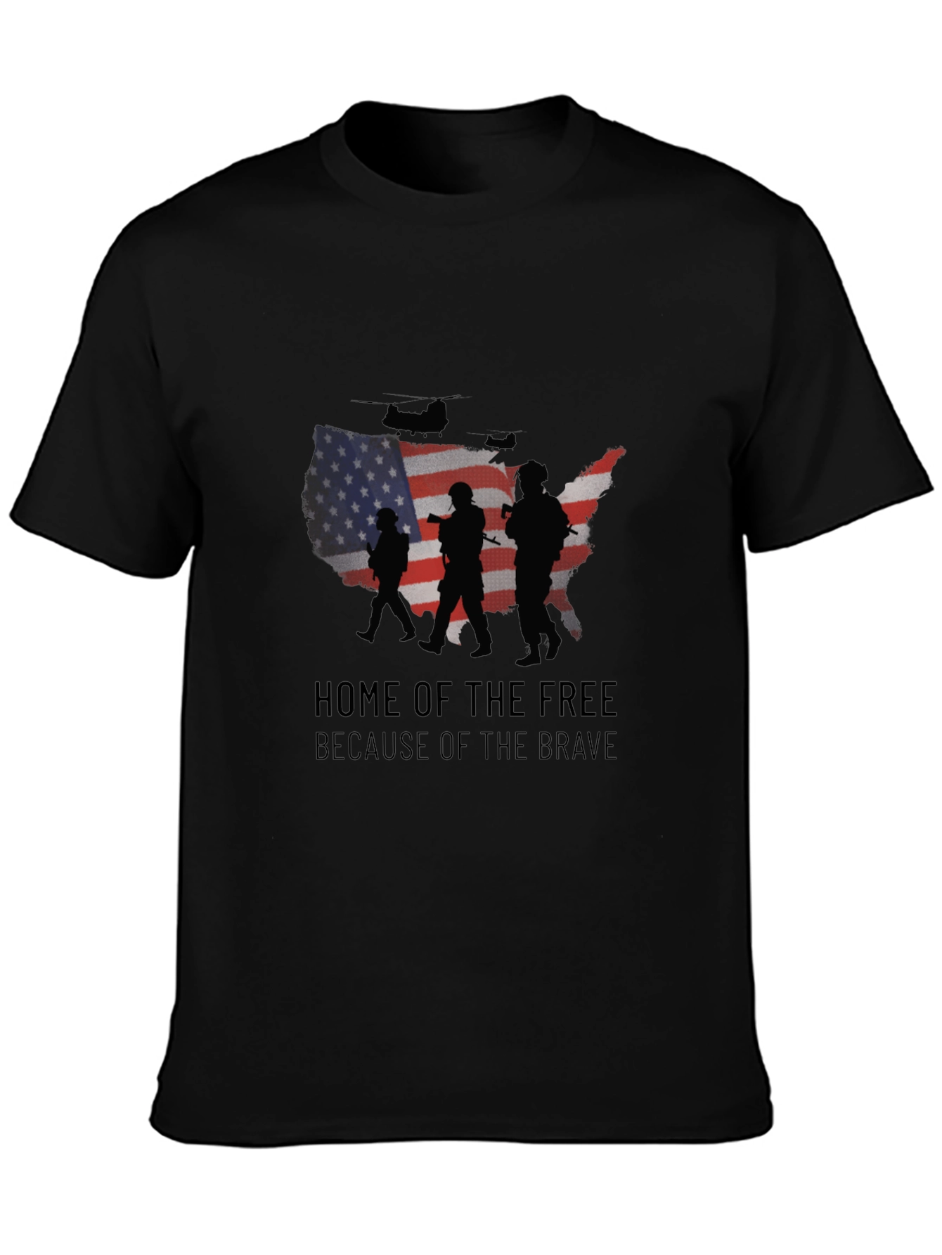 Home of the Free Patriotic Graphic Tee