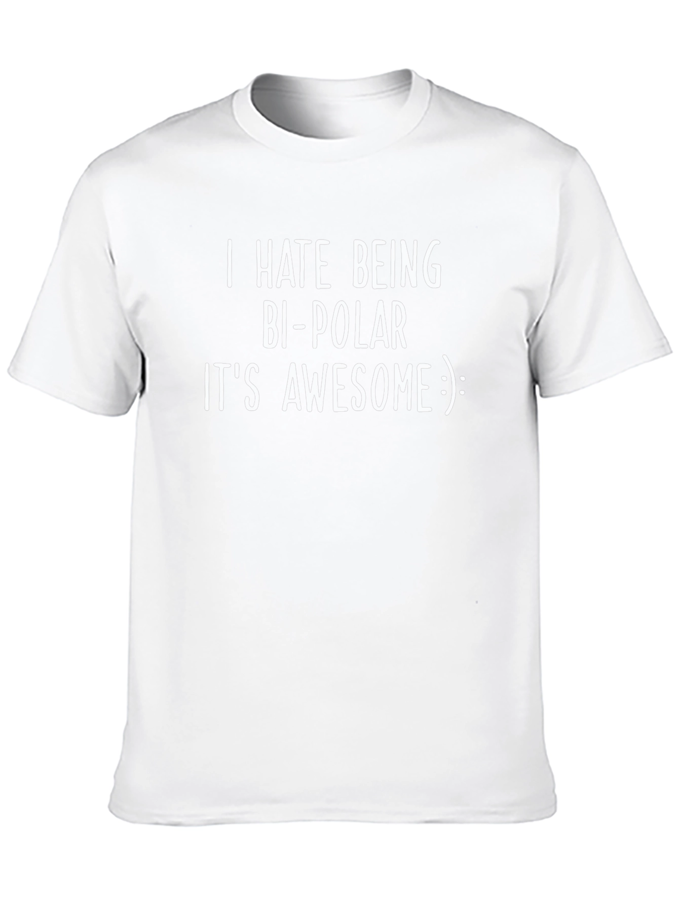 Bi-Polar Awesome Slogan Tee